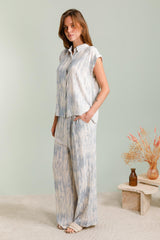 GG1083 Jean Blue Sleeveless Top