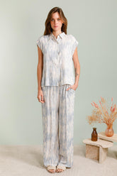 GG1082 Jean Blue Sleeveless Trouser