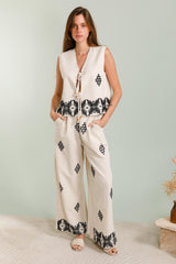 GG1084 Embroidered Top