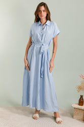 GG1076 Powder Blue Maxi Dress