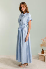 GG1076 Powder Blue Maxi Dress