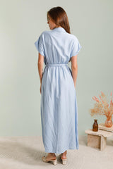 GG1076 Powder Blue Maxi Dress