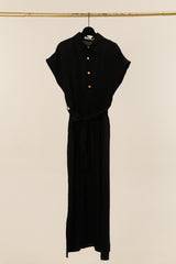 GG1079 Black Maxi Dress