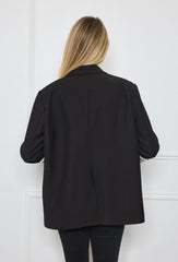 GG1019 Black Oversized Blazer