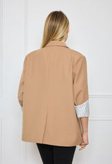 GG1020 Taupe Oversized Blazer