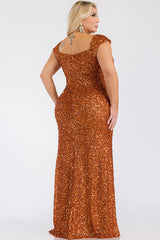 DD4079 Sienna Sequin Maxi Dress