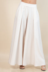 GG4033 Beige Wide Palazzo Pants