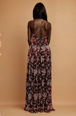 GG4051 Mesh Foil Print Criss Cross Back