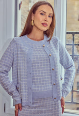 GG1033 Blue Pastel Cardigan