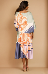 GG4129 Sage Floral Print Skirt