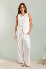 GG1086 White Trousers