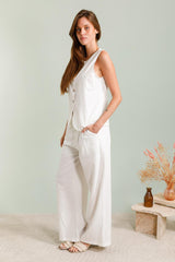 GG1086 White Vest Top