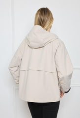 GG1016 Beige Raincoat Jacket