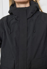 GG1017 Black Raincoat Jacket