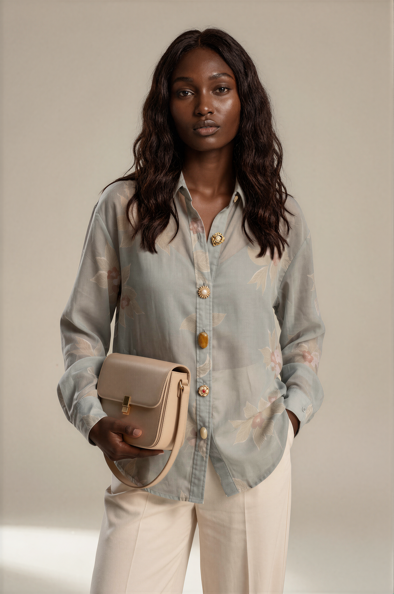 H3039 Floral Shirt
