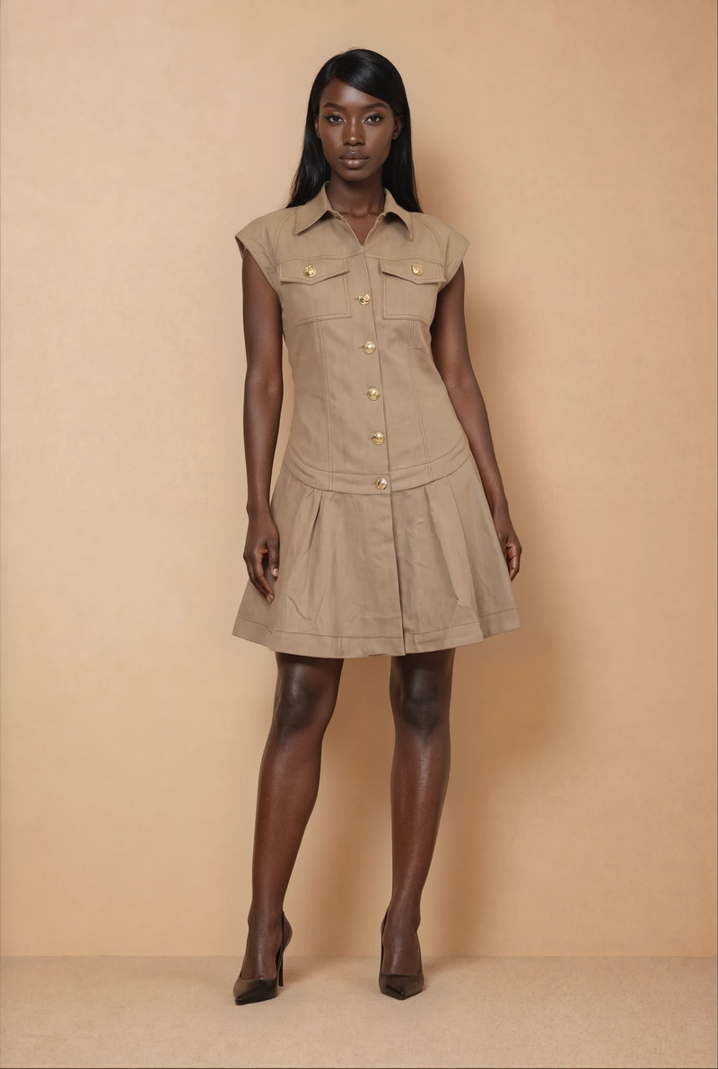 GG2152 Sand Gold Button Mini