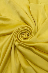 EE201 Gold Plain Silk Scarf