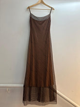 GG1009 Maroon Mesh Maxi Dress