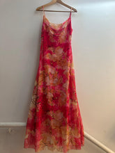 GG1010 Floral Mesh Maxi Dress
