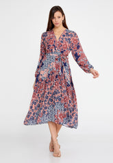 DD8021 Floral Midi Dress