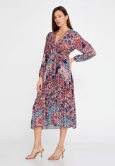 DD8021 Floral Midi Dress