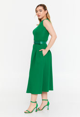 DD8025 Green A-line Dress