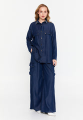 DD8015 Indigo Pocket Feature Pants