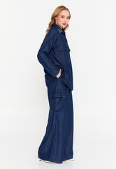 DD8015 Indigo Pocket Feature Pants