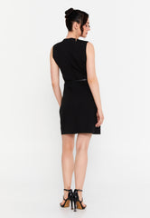 DD8033 Black Mini Dress