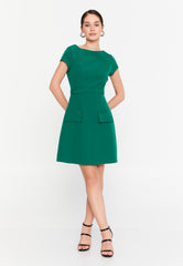 DD8022 Green Mini Dress