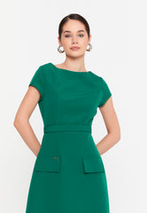 DD8022 Green Mini Dress