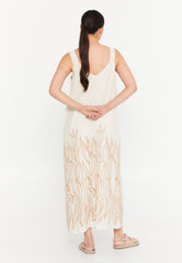 DD8011 Beige Linen Maxi