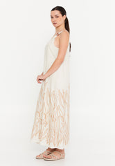 DD8011 Beige Linen Maxi