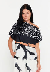 GG3052 Geo Print Top
