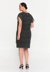 GG3042 BW Spotted Chiffon Mini