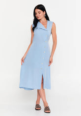 GG3041 Powder Blue Midi Dress