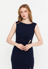 GG3009 Navy Gold Detail Official Dress
