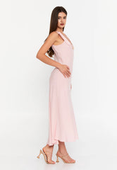 GG3001 Powder Pink Linen Midi