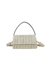 GG1098 Beige Tweed Handbag