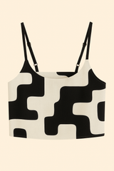 GG1056 BW Crop Top