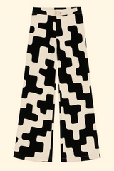 GG1060 BW Print Trousers