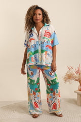 GG1069 Funky Print Trousers