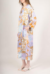 GG1022 Purple Paisley Maxi Dress