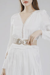 GG20025 Beige Circular Belt