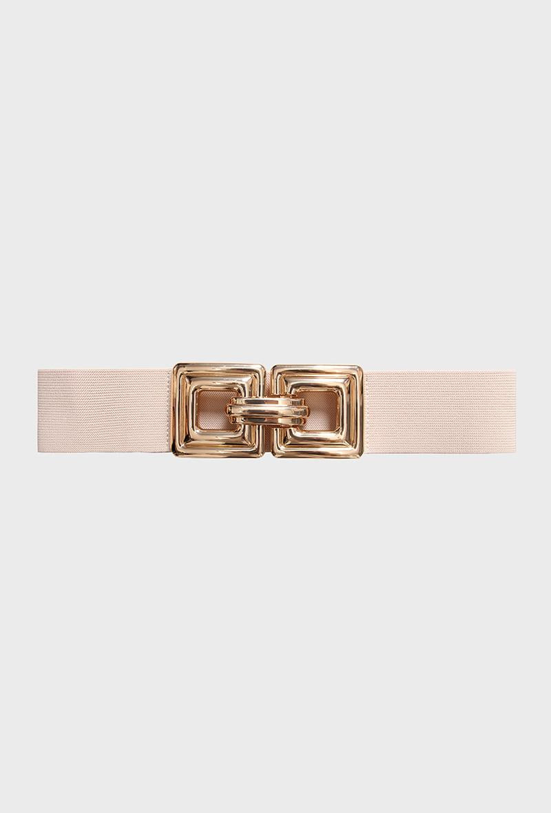 H1039 Gold Double Buckle Belt