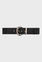 GG20027 Black Ruched Belt