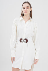 GG20028 White Circular Belt