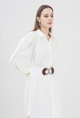 GG20028 White Circular Belt