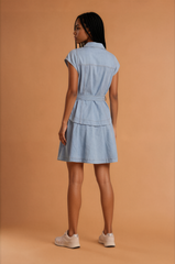 H2042 Light Denim Dress Mini