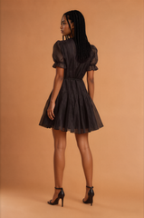 H2040 Black Skater Dress
